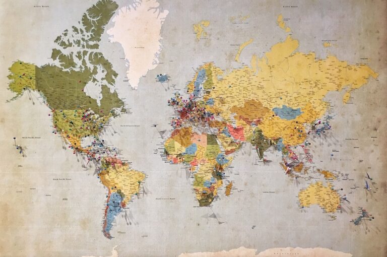 Location pin on map for local business search