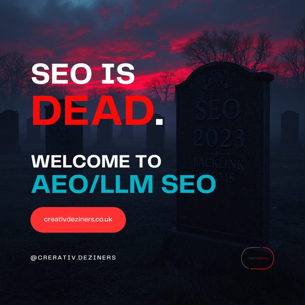 Old SEO is dead concept