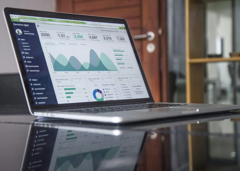 Web design and development workspace showcase