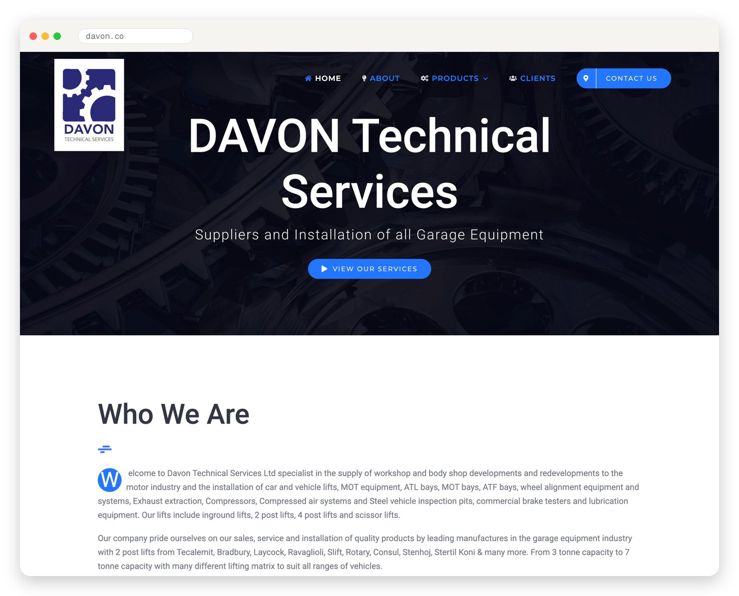 Davon website